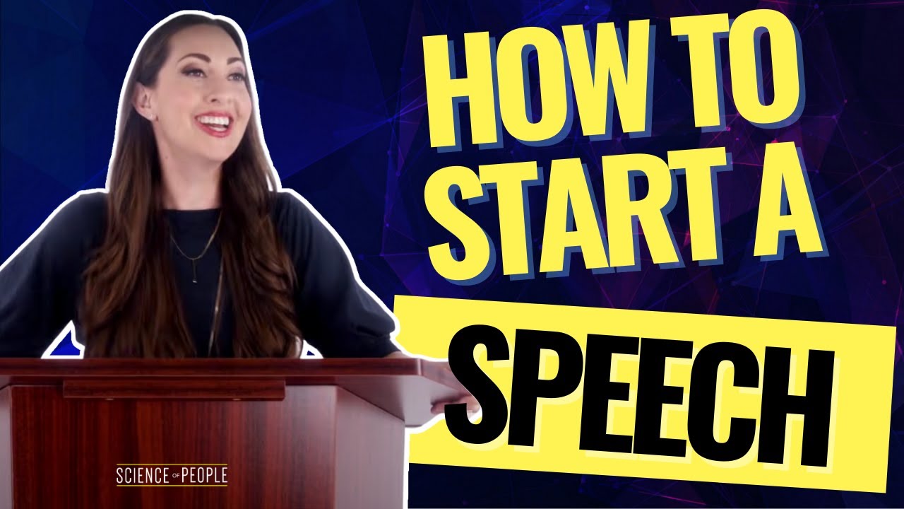 how to make a good speech youtube