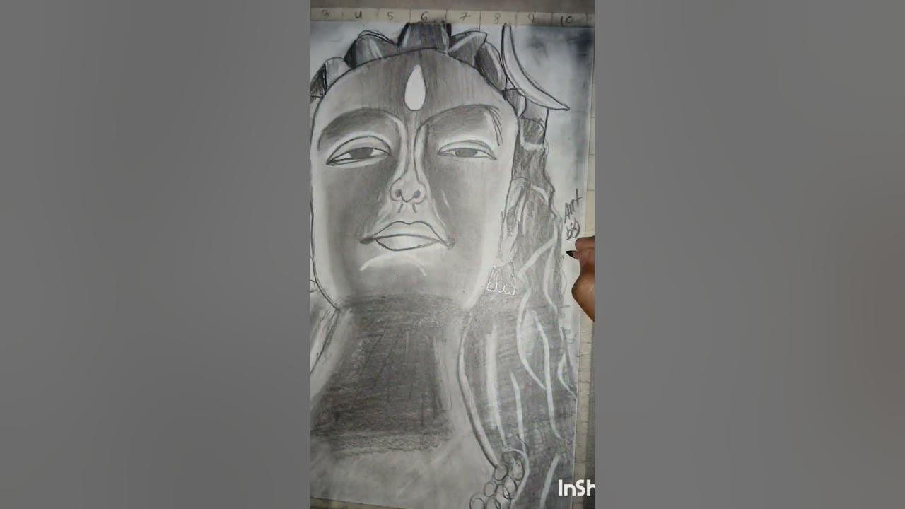 Lord shiva drawing #music #song #drawing #art