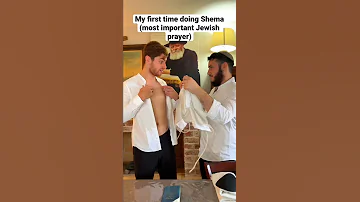 My First Time Doing Shema Prayer Shorts 