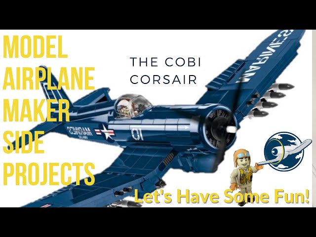 COBI Avion Vought F4U Corsair en briques 