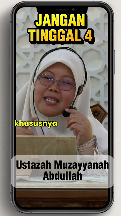 Jangan Tinggal 4 Perkara Sebelum… Video Penuh - https://youtube.com/live/E1WSBYRyMUE
