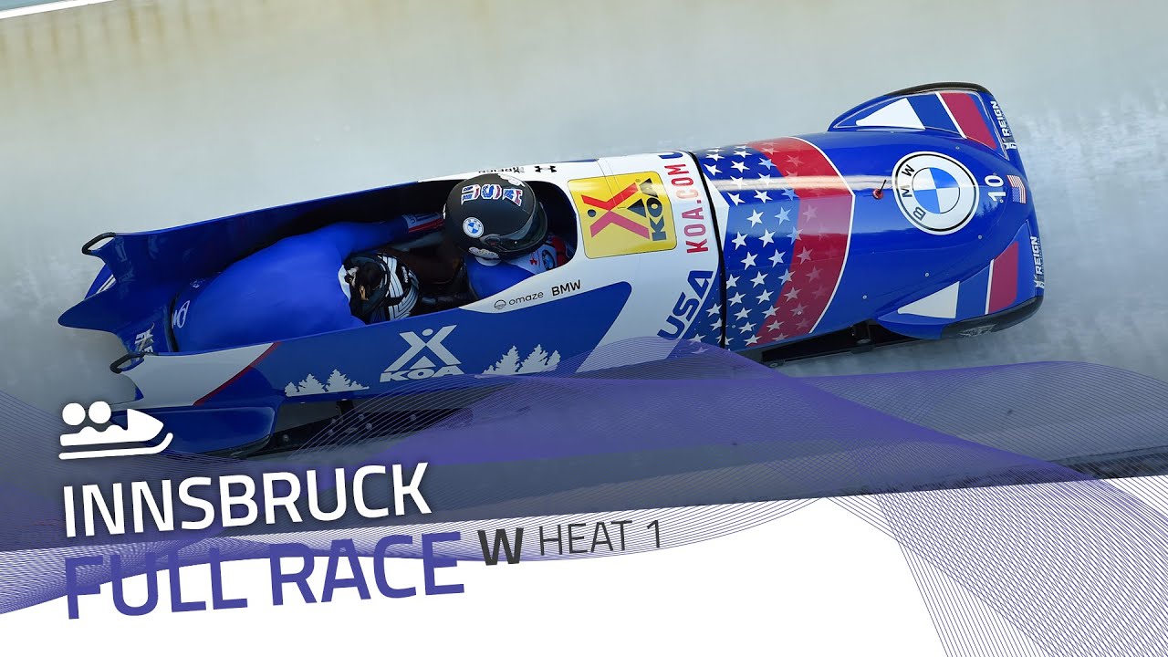 Innsbruck #2 BMW IBSF World Cup 2021/2022 - 2-Woman Bobsleigh Heat 1 IBSF Official