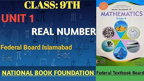 Class 9th Unit 1 Real number || History of numbers | fbise nbf #trending 