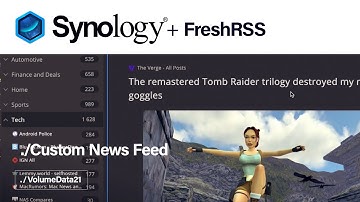 Install FreshRSS on a Synology NAS using Container Manager / Docker Compose