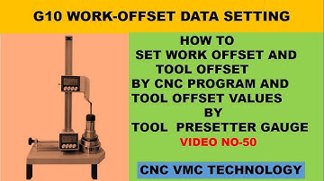 G10 G-Code Quick & Automatic Tool and Work Offsets in vmc machine