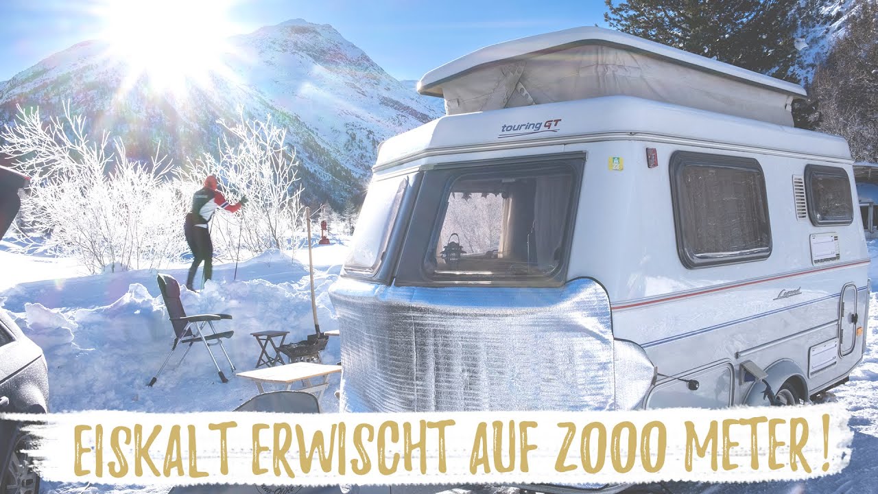 Europas höchster Winter-Campingplatz | Winter garantiert! ❄️🥰