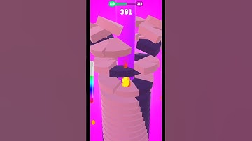 Super Satisfying Asmr Stackball Game #tiktok #stackball #asmr #shorts #satisfying