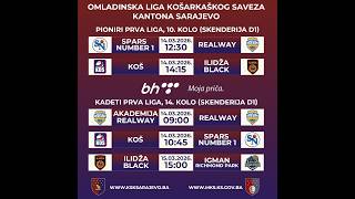 Omladinska liga KSKS: Koš - Spars U16