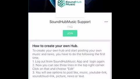 SoundHubMusic app demo video functions.