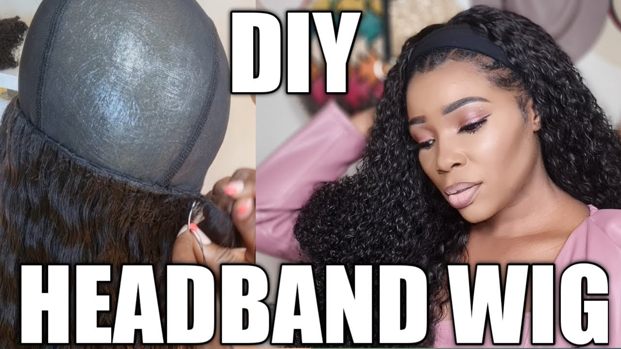 HOW TO MAKE A HEADBAND WIG (TUTORIAL) YouTube