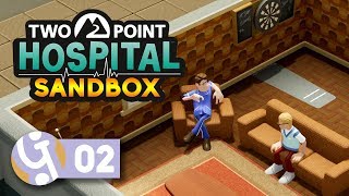 😷 Happy Staff, Happy Hospital! | Let's Play Two Point Hospital (Sandbox) Ep. 2