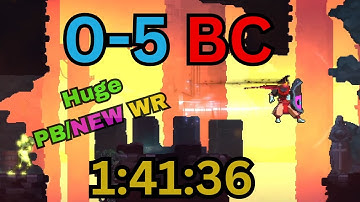 [WR] Dead Cells 0-5BC Speedrun 1:41:36 - HUGE PB/NEW WR!!!