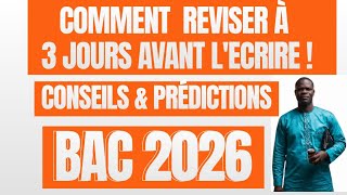BAC 2026#Comment se tenir !comment reviser !Astuces pour obtenir le BAC.