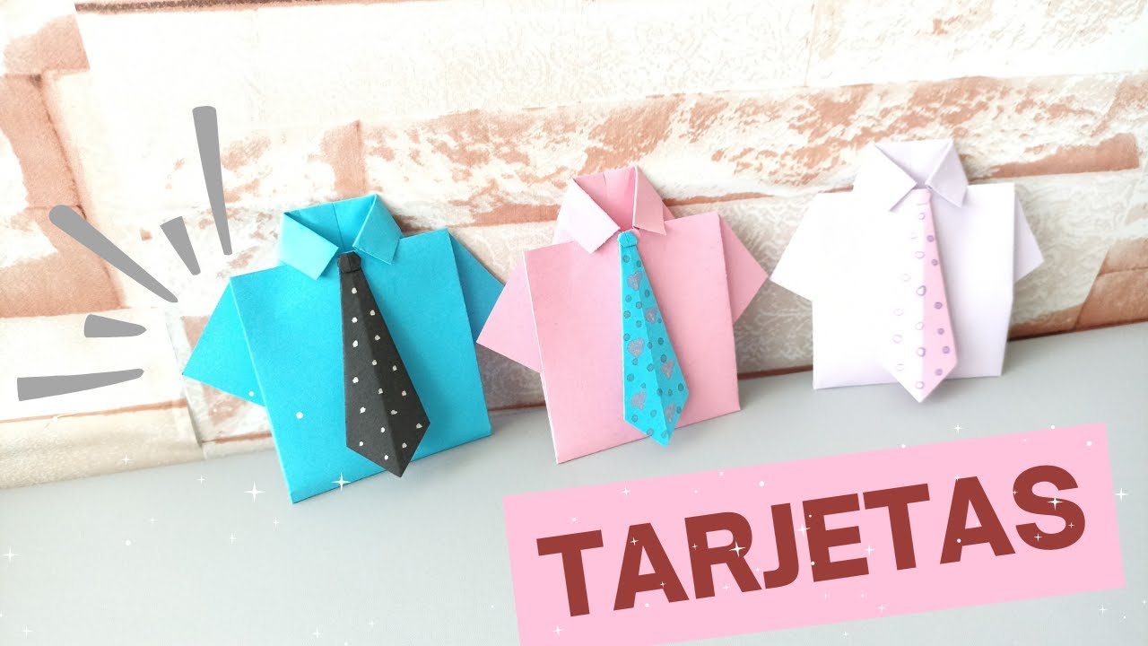 Tarjetas Ropa Como hacer tarjetas de camisa (Súper Fácil) - YouTube