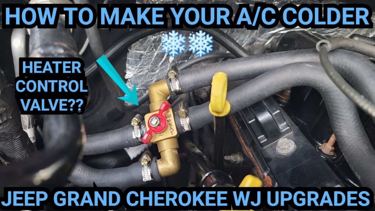 How to Make your AC blow Colder by adding a Heater Control Valve