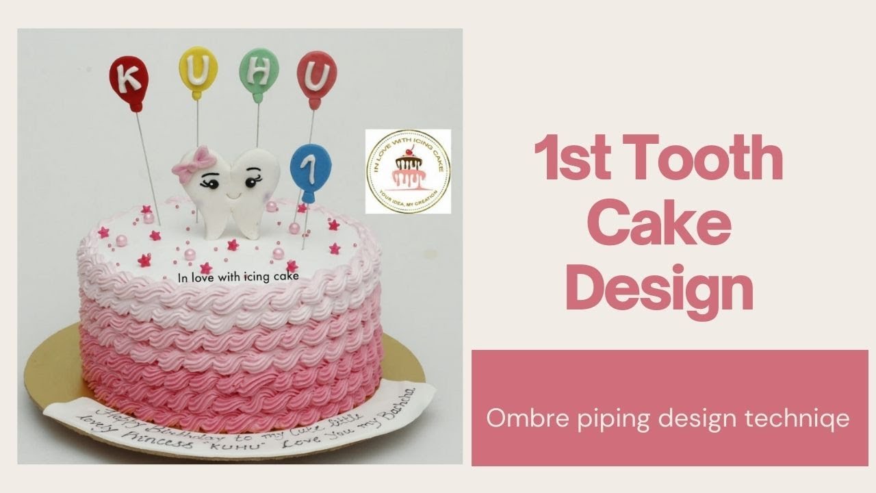 Fondant Tooth Cake Topper |Tooth Cake Tutorial | Tooth Cake Design ...