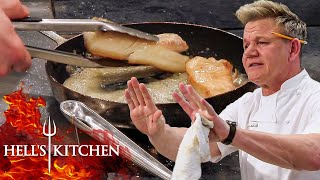 Chef Struggles to Cook ONE PIECE of Fish | Hell's Kitchen