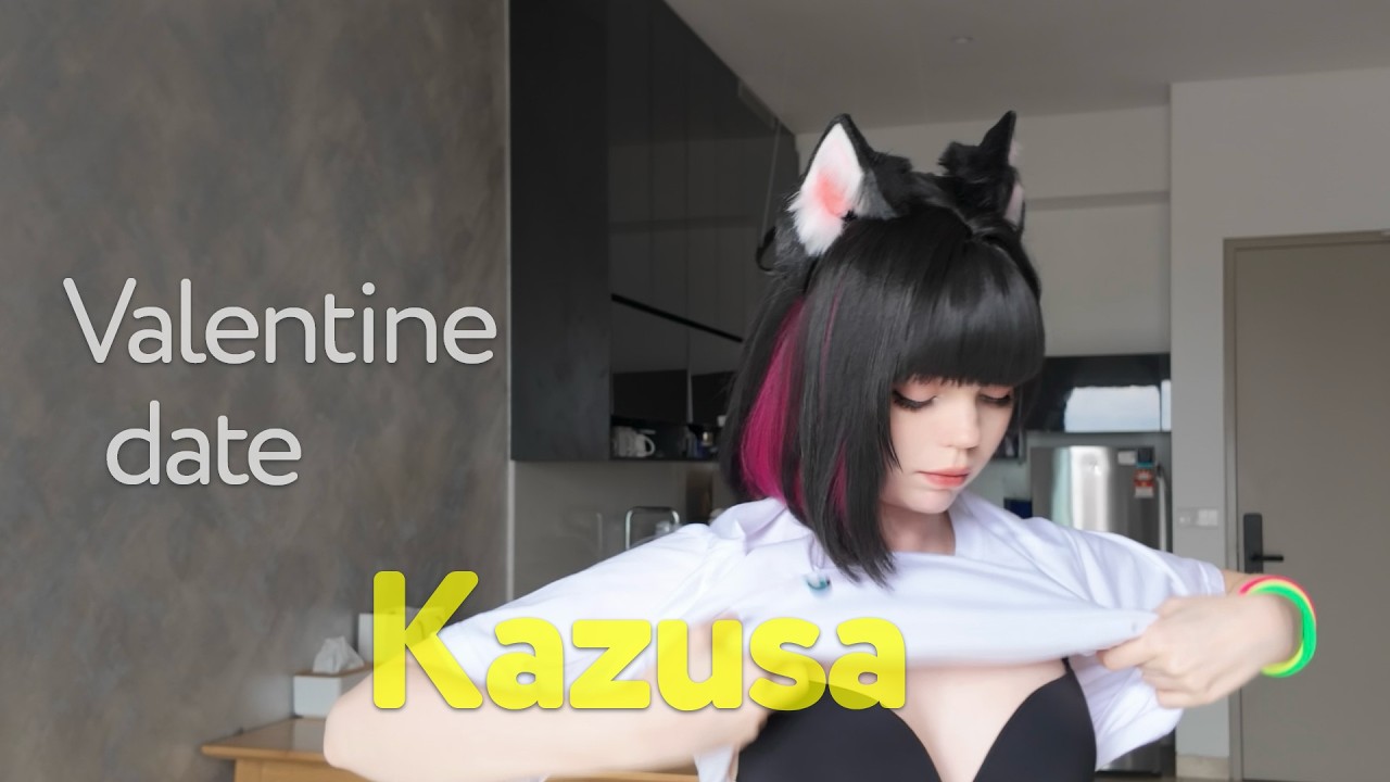 Valentine's Daily  Routine with Kazusa 🍫 Blue Archive Cosplay