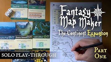 The Continent (Fantasy Map Maker Expansion) Solo Play-Through | Part 1