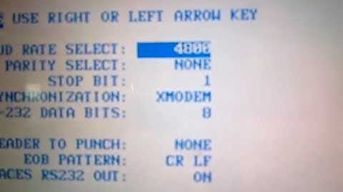 How I setup Haas CNC serial communications