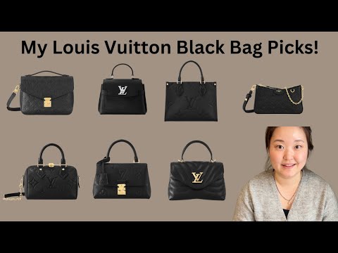 louis-vuitton black handbag