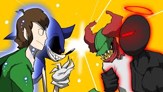 Who will win? The Ultimate Battle Between Shaggy, the Auditor, Sonic.EXE, and Tricky ||  NEVADA ARC