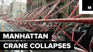 Dramatic Video Caught Manhattan Crane Collapse During Morning Rush Hour