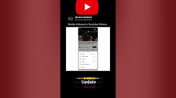 Stable Volume Update In YouTube | Youtube New Update #youtube #shorts