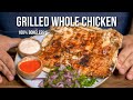 SIMPLE & DELICIOUS Grilled Whole Chicken, Without the Bones 🍗