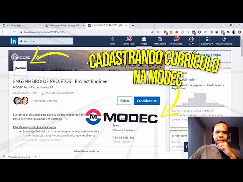 MODEC - COMO CADASTRAR PARA UMA VAGA OFFSHORE?