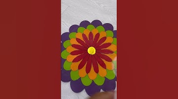 Mandala art DIY#shorts #mandala #mandalaart #craftideas #diycrafts #mandalaartforbeginners #icrafts