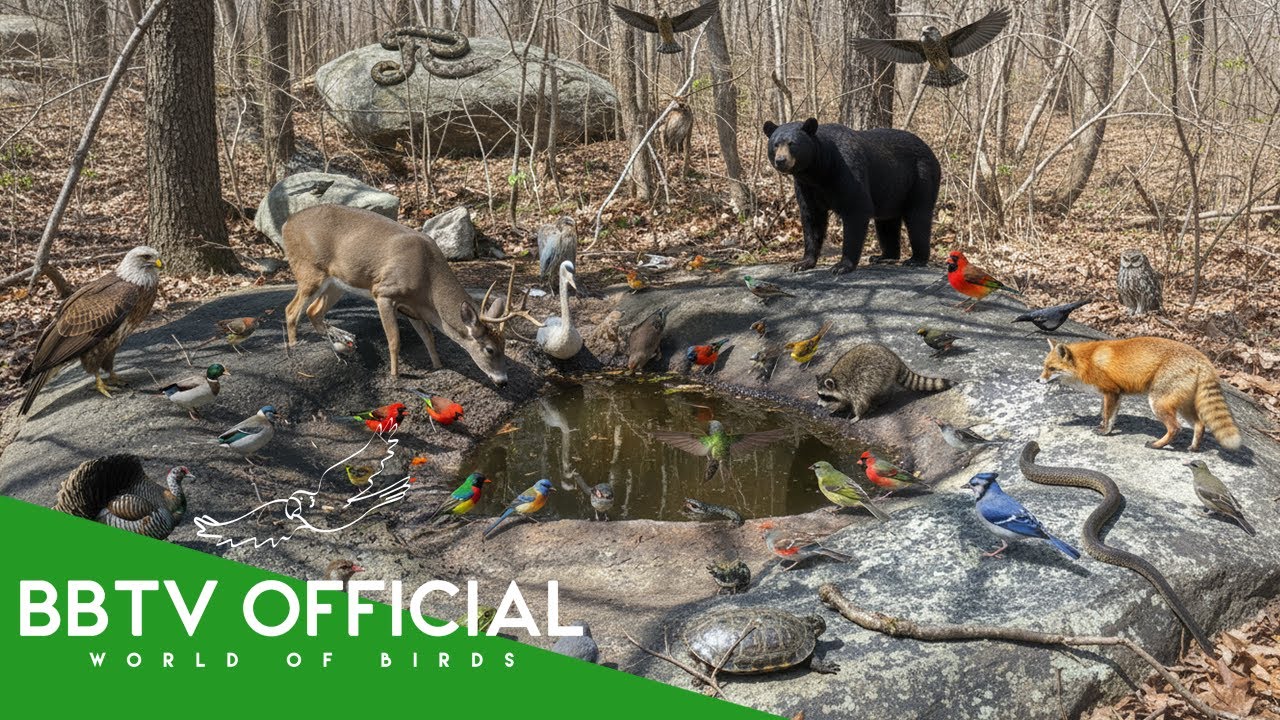Rare Birds and Animals Have Taken Over My Reactivated Water Trough