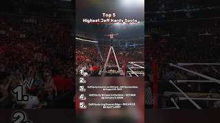 Top 5 Highest Jeff Hardy Spots of All Time! 😮