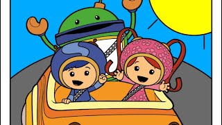 Team Umizoomi | Umizoomi Coloring Pages | Coloring Team Umizoomi | Coloring UmiCar Milli Geo Bot