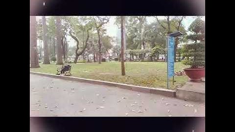 Một vài hình ảnh của công viên TAO ĐÀN  nằm ngay trung tâm thành phố q1
