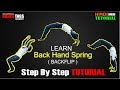 Learn How To Do Back Handspring ( Backflip ) Tutorial in Hindi | Step by Step | Dance Tags Academy