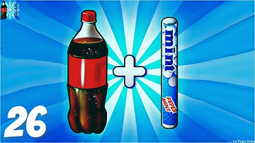 Drop And Explode: Soda Geyser - Coca cola and mint experiment Gameplay | Walkthrough Part 26