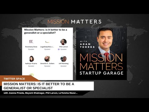 Mission Matters: Is it better to be a generalist or specialist