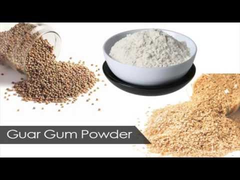 Comparison between guar gum and locust bean gum.