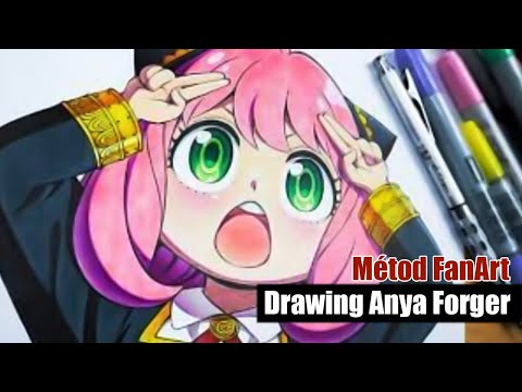 Método FanArt 3 0 com Mayara Rodrigues | Drawing Anya Forger