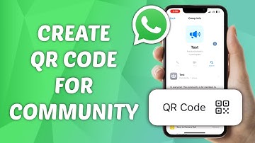 How to Create QR Code for WhatsApp Community