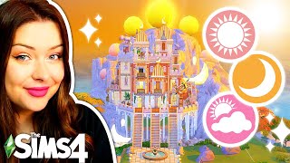 A Palace Build But Each Floor is a Different TIME OF DAY in The Sims 4