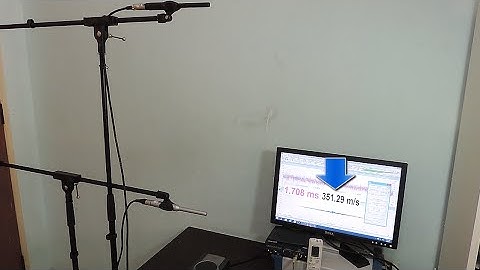Measure Speed of Sound in Air Using Cross Correlation with white noise or MLS