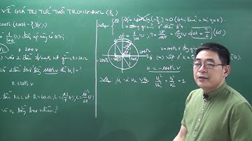 Cách giải dạng bài tập tìm giá trị tức thời của cường độ dòng điện, hiệu điện thế.