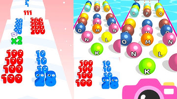 a-z run vs number master math