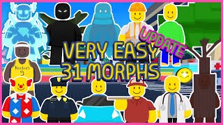 HOW TO FIND ALL 31 NEW NOOBIES MORPHS in Find  Noobies Morphs | ROBLOX