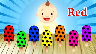 Learn Colors With Ice Cream & Balloons For Kıds | Education Cartoon For Toddlers. Learning Colors