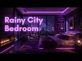 Rainy City Bedroom 🌧️ Jazz R&B Playlist | Late Night Lounge, Relaxing Vibes & Sleep Music