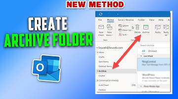 How to create archive folder in Outlook & Send email to archive outlook email (Full Guide)