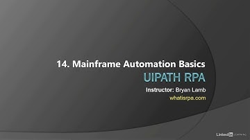 UiPath - Mainframe Automation Basics